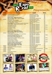 programacao Exporural