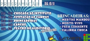 Programação Latarte 10 novembro