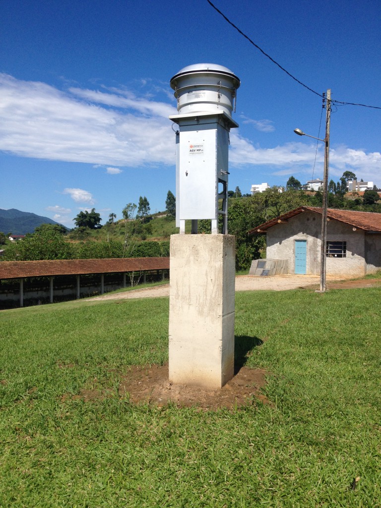 amostrador de partículas