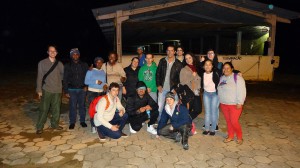 Setor de compostagem junta à suinocultura.