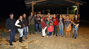 Setor de compostagem junta à suinocultura.