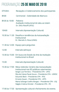 programação evento CPA