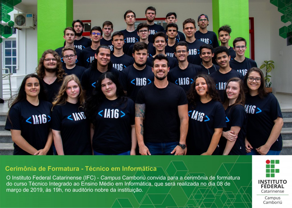 Convite curso Técnico em Informática
